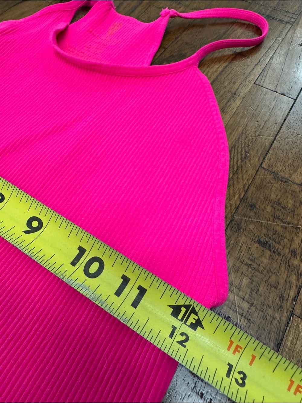 Free People Movement Neon Hot Pink Ribbed Cropped Tank size unknown - Picture 5 of 6